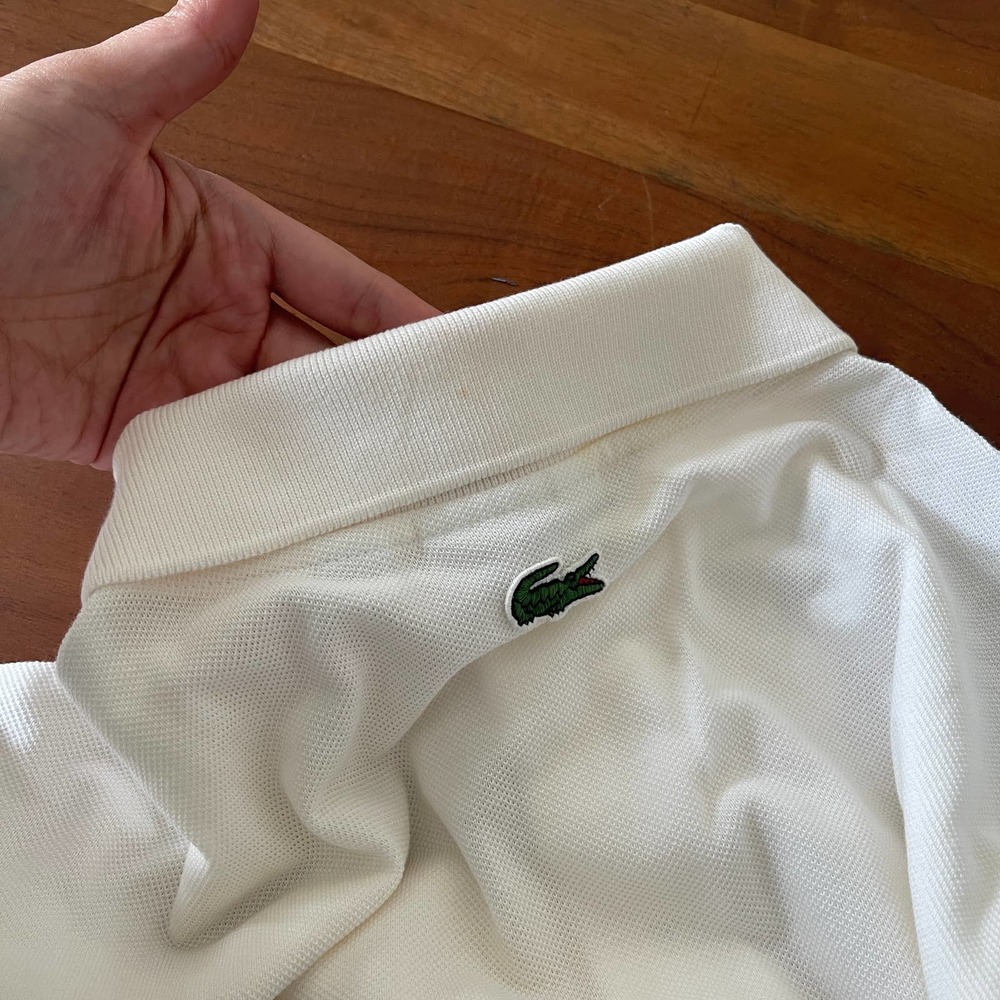 NEW Lacoste Save Our Species Limited Edition Iguana Medium White Polo Shirt - Picture 10 of 11
